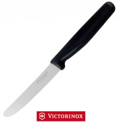 VICTORINOX COLTELLO TAVOLA LISCIO MANICO NERO