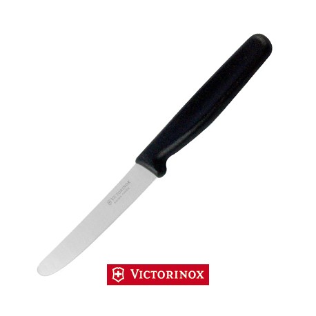 VICTORINOX COLTELLO TAVOLA LISCIO MANICO NERO