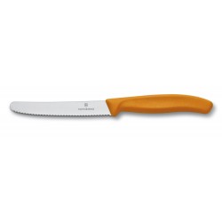 VICTORINOX COLTELLO TAVOLA ONDULATO ARANCIONE