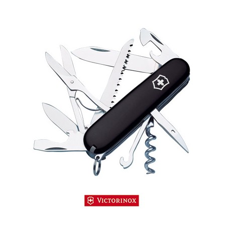 VICTORINOX MULTIUSO HUNTSMAN GUANCIALI NERE 1.3713.3