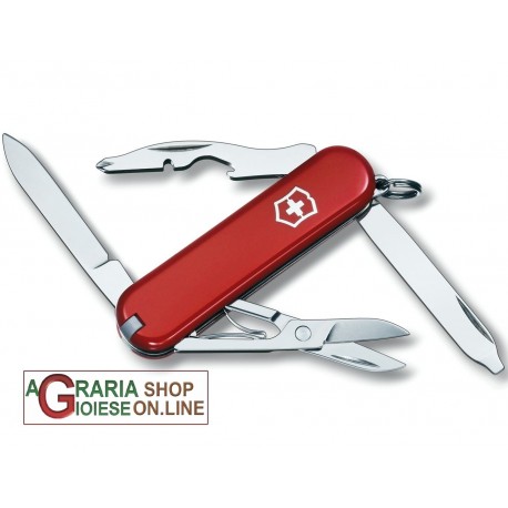 VICTORINOX RAMBLER COLTELLINO PORTACHIAVI MULTIUSO COLORE ROSSO