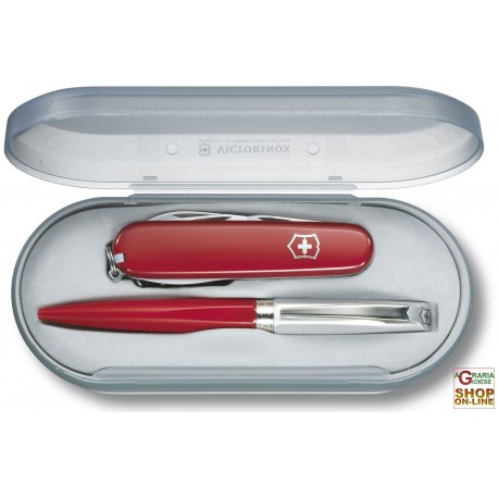 VICTORINOX SET CARAN D ACHE ROSSO SPARTAN 4.4331.3