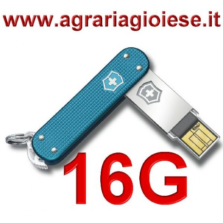 VICTORINOX SLIM 16GB BLU