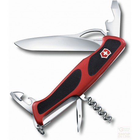 VICTORINOX WENGER RANGERGRIP 61 GUANCIALI ROSSE NERE COLTELLO