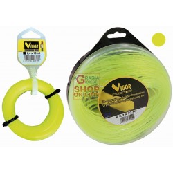 VIGOR FILO PER DECESPUGLIATORE TONDO MT. 15 DIAM. 2 MM.