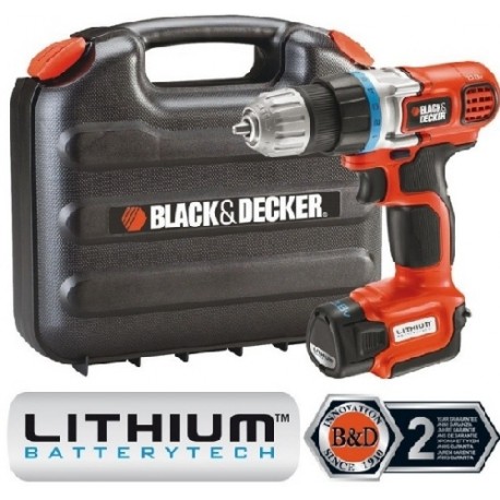 BLACK DECKER TRAPANO 10,8 LITIO MOD.EGBL108K+A7064