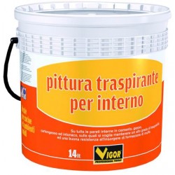 VIGOR PITTURA MURALE TRASPIRANTE BIANCO LT. 14