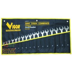 VIGOR SERIE CHIAVI COMBINATE CRV DIN3113 PZ 17 35827-17/7