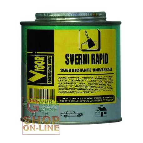 VIGOR SVERNI RAPID ML. 750 SVERNICIATORE PER VERNICI