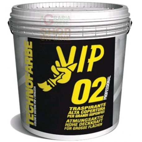 VIP PROFESSIONAL 02 PITTURA TRASPIRANTE PER INTERNI LT. 4 BIANCO