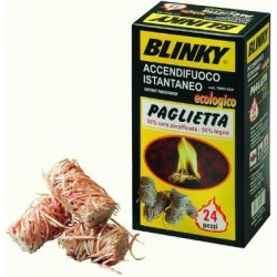 BLINKY ACCENDI FUOCO PAGLIETTA ECOLOGICA PZ. 24