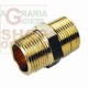 VITE DOPPIA IN OTTONE GIALLO ART. 245 GR. 3/4