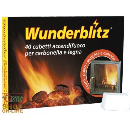 WUNDERBLITZ ACCENDIFUOCO CUBETTI 40 PZ.