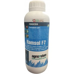 AGRISYSTEM RAMSOL F2 FUNGICIDA A BASE RAME E ZOLFO CUTHIOL LT. 1