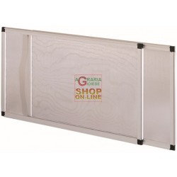 ZANZARIERA ESTENDIBILE IRS IN ALLUMINIO ANODIZZATO CM. 50x70h