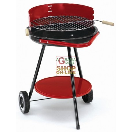 BLINKY BARBECUE A CARBONE RONDY-48 CON RUOTE DIAMETRO CM. 48