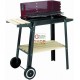 BLINKY BARBECUEE A LEGNA WOODY-48 CON RUOTE CM. 48X29 78790-40/7