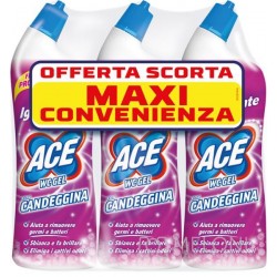 ACE WC GEL CON CANDEGGINA FRESCO PROFUMO 700 ML x 3 PZ