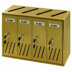 BLINKY CASELLARI POSTALI ALU BRONZO K-4 SR.4 42X17,5 X30