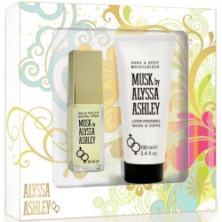 ALYSSA ASHLEY MUSK CONFEZIONE EDT 25 ML e HAND & BODY LOTION 100 ML