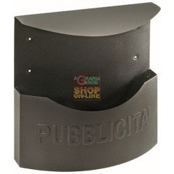 BLINKY CESTINO PER PUBBLICITA CITY NERO-BIG CON TETTO CM. 35X11X36H