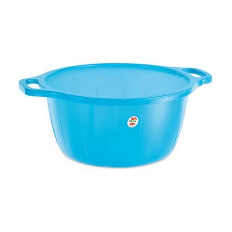 Bacinella In Plastica bombata Azzurra diam. cm. 35