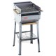 BARBECUE A CARBONE FERRABOLI MODELLO ITALY INOX CM. 61x57x96h