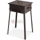 BARBECUE A CARBONE FORNACETTA MODELLO TAORMINA CM. 30x35x66h.