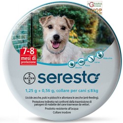 BAYER SERESTO COLLARE ANTIPARASSITARIO PER CANE FINO KG. 8