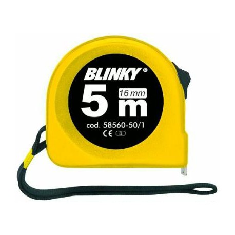 BLINKY FLESSOMETRO ABS CON BLOCK NASTRO MM. 16 MT. 5