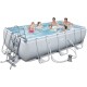 BESTWAY 56441 PISCINA CON TELAIO POWER STEEL FRAME CM.CM.404x201x100h