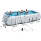 BESTWAY 56481 PISCINA CON TELAIO POWER STEEL FRAME CM.488x274x122h.