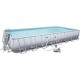 BESTWAY 56623 PISCINA CON TELAIO AUTOPORTANTE COMPLETA POMPA FILTRANTE CM. 956X488X132