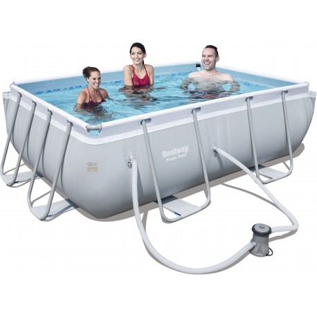 Bestway 56629 piscina con telaio Power Steel Frame cm. 282 x 196 x 84h