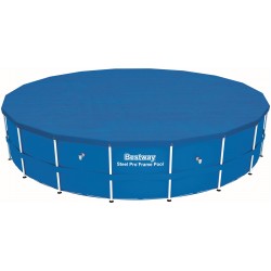 Bestway 58039 TELO TOP COPERTURA COPRIPISCINA PISCINA Steel Pro Frame DIAM. CM. 549