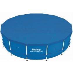 Bestway 58248 TELO TOP COPERTURA COPRIPISCINA PISCINA Steel Pro Frame DIAM. CM.427