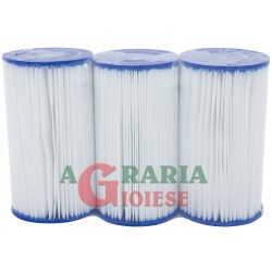 Bestway 58418 Set 3 Cartucce ricambio filtro piscina fuori terra Filter Cartridge IV