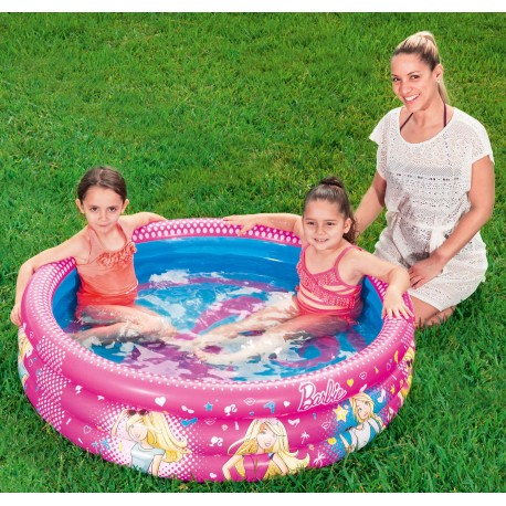 Bestway 93205 Piscina di Barbie gonfiabile per bambini cm. 122x30h.