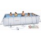 BESTWAY PISCINA CON TELAIO AUTOPORTANTE CON POMPA FILTRANTE CM. 404x201x100h. MOD. 56251