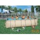 BESTWAY PISCINA CON TELAIO CON POMPA CM.414X216X100H