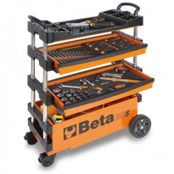 BETA ART. C27S-G CARRELLO PORTAUTENSILI RICHIUDIBILE PER INTERNI ED ESTERNI CM. 99x39x70