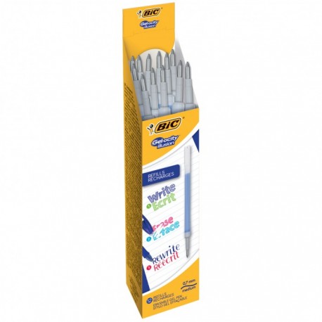 BIC RICARICA PENNA CANCELLABILE GEL-OCITY ILLUSION  COLORE BLU