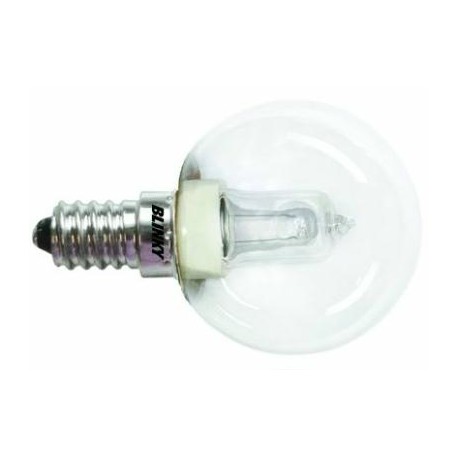 BLINKY LAMPADA ALOGENE SFERA CHIARA E14 WATT 28/40