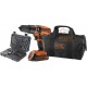 BLACK AND DECKER TRAPANO A PERCUSSIONE BATTERIA 18VP LITIO MOD. EGBL188S32