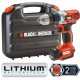 BLACK DECKER TRAPANO 10,8 LITIO MOD.EGBL108K+A7064