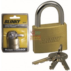 BLINKY LUCCHETTO IN OTTONE MM. 25