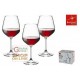 BORMIOLI SET 6 BICCHIERI CALICE IN VETRO DIVINO PER VINO ROSSO CL. 53