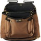 BORSA CARPENTIERE 2 TASCHE IN TESSUTO CANVAS  COLORE MARRONE