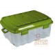 BOX BIG FLAT VOYAGER IN PLASTICA CON COPERCHIO RUOTE E MANIGLIA LT. 90