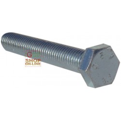 BULLONE ACCIAIO ZICANTO FILETTATO INTERO TESTA ESAGONALE UNI-5739 MM. 10X30